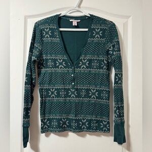 Victoria Secret long sleeve, shorts pajama set